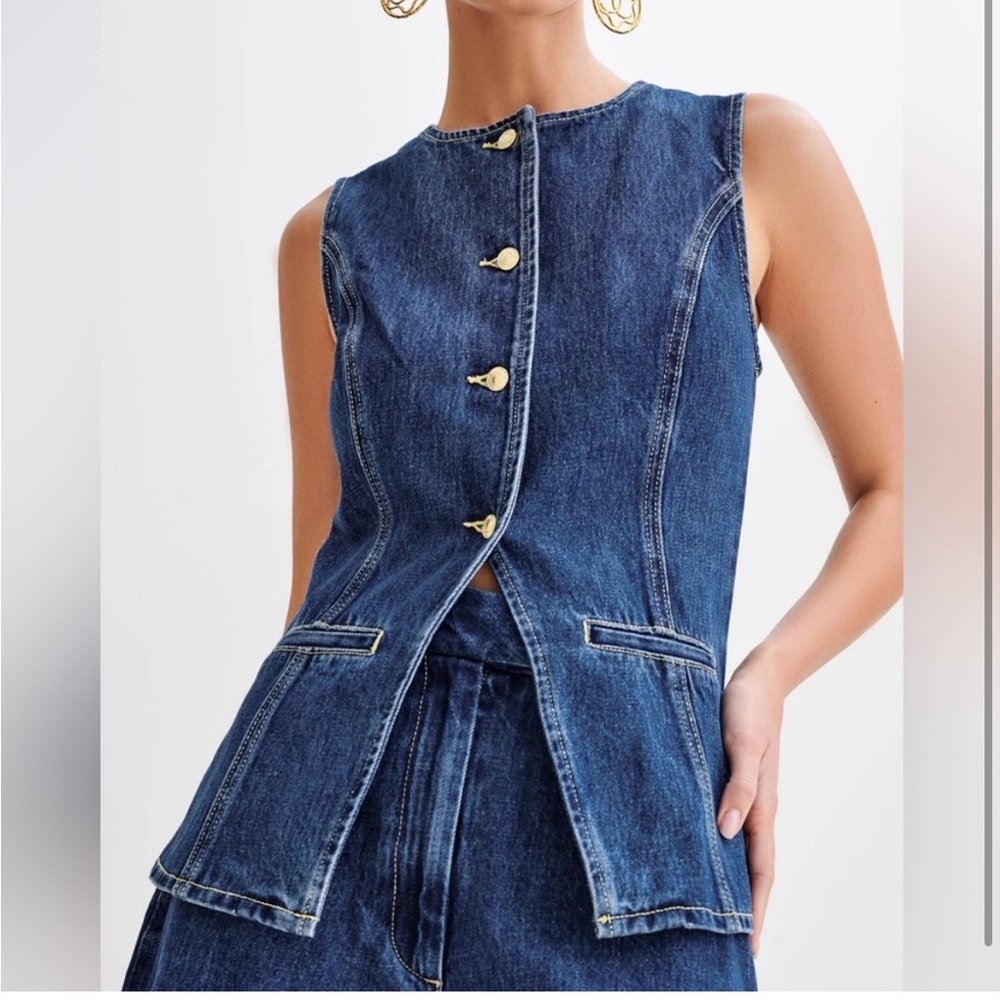 Meshki Denim Top